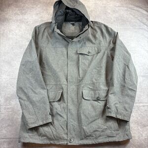 LL BEAN 3 In 1 Parka Jacket Mens XLT Tall Grey 284417 OUTER SHELL‎ ONLY (?)
